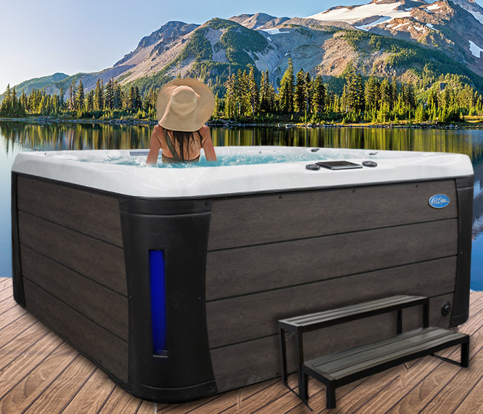 Calspas hot tub being used in a family setting - hot tubs spas for sale Des Moines