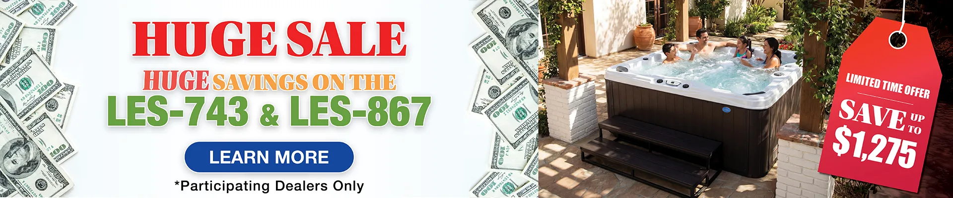 Calspas hot tub being used in a family setting - Des Moines